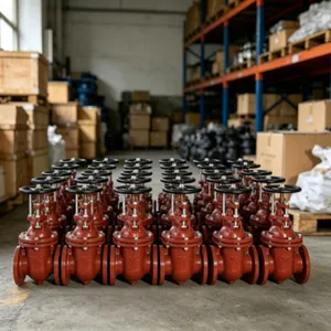 OEM Cast Iron DIN 3352 Marine Gate Valve With Handwheel Operation thumbnail-5