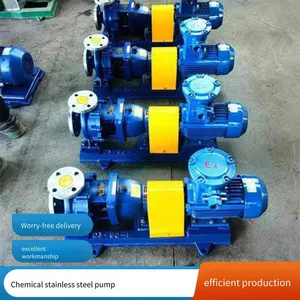 Acid and Alkali Resistant Chemical Stainless Steel Pump, High-efficiency Liquid Transfer Pump, Customized Model, Head 80m, Standard Packaging thumbnail-3