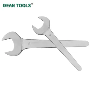 304 Stainless Steel Non-Magnetic Single Open End Wrench With Mirror Polish, 17-32mm Opening thumbnail-3
