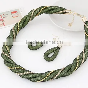 Cheap Wholesale Fashion Bridal Charming Crystal Jewelry Set thumbnail-3