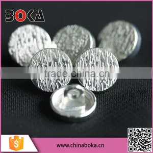 Silver Round Metal Button thumbnail-1