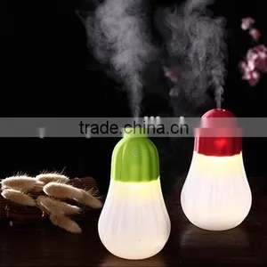 Mini Pumpkin Humidifier LED Nightlight Household Warm Mist Humidifier Office Car Air Diffuser Mist Maker thumbnail-3