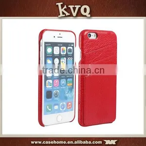 2016 New Genuine Leather Case Three Back Card Phone Cover for Iphone6s thumbnail-3
