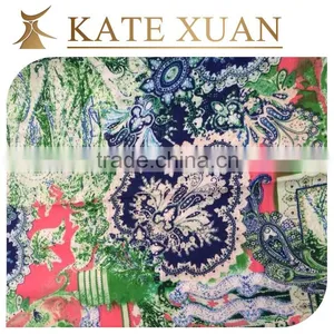 2016 Indian New Style Fashion Rayon Printed Fabric thumbnail-2