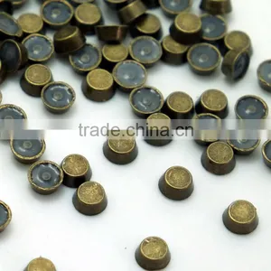 6mm/8mm/10mm Hot Fix Metal Fitting, Convex Bucket Hotfix Iron On Metal Studs thumbnail-3