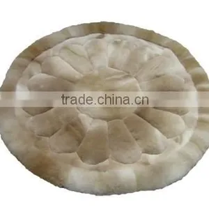 Round Alpaca Rug thumbnail-1