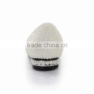 2015 New Model Woman Casual Shoes Fashion Lady Flat Shoes Pearl China Wholesale Woman Shoes thumbnail-4