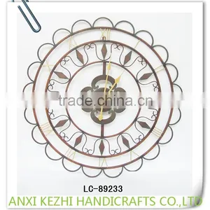 LC-89232 Antique Round Wall Clock Big Size Roman Numerals Wall Clock Quality Choice thumbnail-2