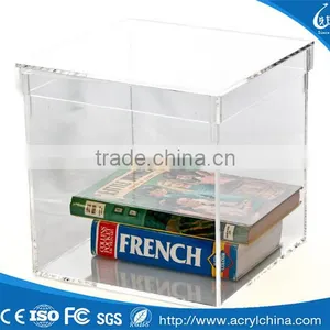 2016 Clear Acrylic Book/ Shoes/Storage Display Case With Lid thumbnail-1