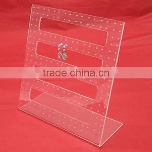GH-RZ355 Contemporary Design Modern Acrylic Earring Display Card,Plexiglass Earring Display thumbnail-2