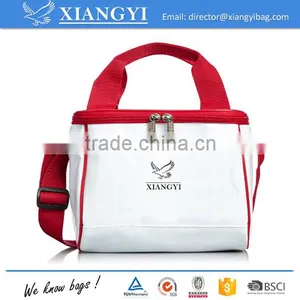 High Quality PU PVC Leather Cooler Bag Insulate Lunch Bag With Aluminum Foil Lining Supplier's Choice thumbnail-1