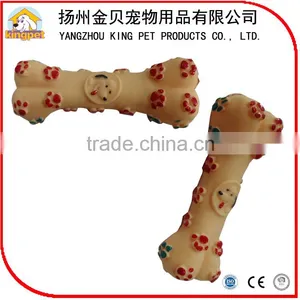 China Supplier Delicated Portable Dog Training Toy Squeaky Rubber Bone thumbnail-3
