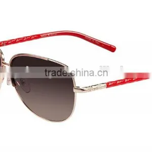 Custom Polarized Women Aviator Sunglasses With TAC Lens Metal Frame thumbnail-3