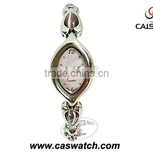 Olive Shape Ladies Chain Watch With Coffee Glaze thumbnail-1