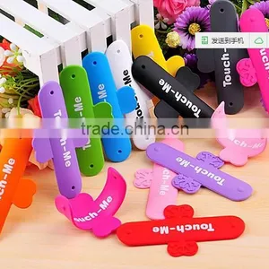 J224 Colorful Table Stand for Mobile Phone PVC Phone Stand thumbnail-4