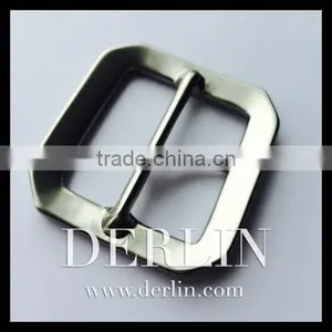Pearl Dull Silver Matt Silver Polished Metal Belt Buckle thumbnail-2