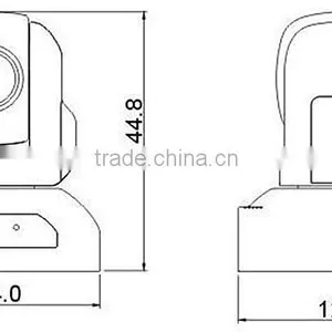 USB2.0 HD Video Output 1/2.7" 1080P HD Color CMOS Video Conference System Camera Support USB Wire Control PTZ (SCV-HD652) thumbnail-4