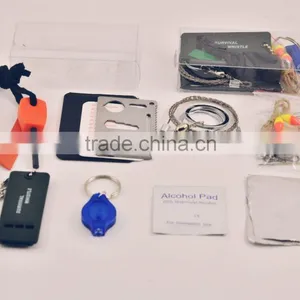 Survival GRENADE Emergency Key Chain Survival Kit - Paracord Grenade Survival Kit With 8+ Tools + Fire Starter & Eye Knife thumbnail-6