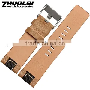 Leather Watch Strap 26mm With Fashionable Stainless Steel Buckle Wholesale 3PCS thumbnail-2