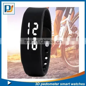 3D Pedometer USB Wristband Pedometer Smart Sports Bracelet LED Silicone Bracelet Sleep Monitor Christmas Gifts Watch thumbnail-3
