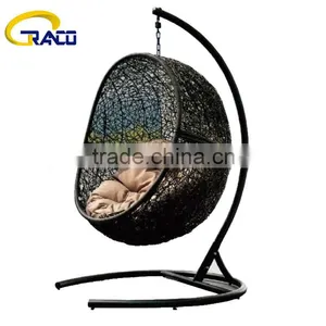 Granco KAL738 Garden Rattan Hanging Chair thumbnail-1