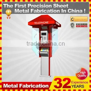British Style Metal Telephone Booth With OEM Service thumbnail-1