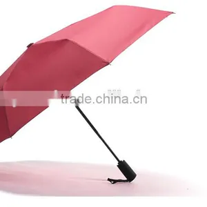 Customize Advertising 3Fold Full Auto Body Cheap Mini Outdoor Umbrella thumbnail-2