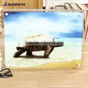 Sunmeta Factory Directly High Quality Blank Sublimation Glass Photo Frame BL-13 thumbnail-1