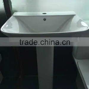 FH600 Washbasin With Full Pedetal Sanitary Ware Ceramics Bathroom Design thumbnail-2
