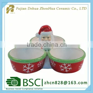 Ceramic Small Christmas Independent Candy Plate thumbnail-2