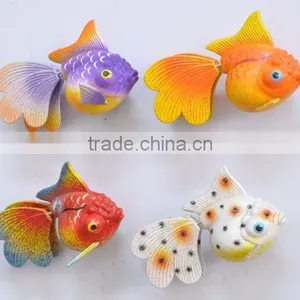 4 Inch Handmade Goldfish Shaped Tourist Souvenir Fridge Magnet thumbnail-1