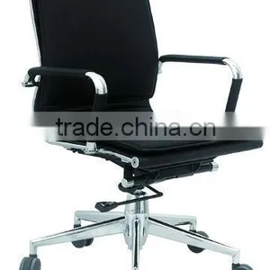 Steel Frame Chair/low Back Soft Padding Chair /Office Chair With Ergonomic Design thumbnail-2