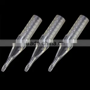 Transparent Disposable Tattoo Tip 7R for Tattoo Machines & Tattoo Needles thumbnail-1