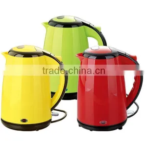 Newest Many Colors Available Stainless Steel Double Wall Electic Tea Kettle thumbnail-1