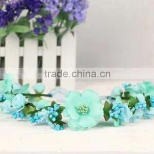 Wholesale Artificial Flower Bride Head Hydrangea Wreath Headdress thumbnail-1