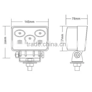 Supper Bright 50w Led Working Light 12v 24v 5leds 10w Led Work Light for Universal Car Offroad Led Driving Light thumbnail-4