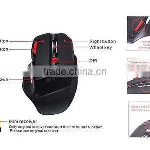 Hot Sale Fashion Gaming Wireless Mouse With Finger Mouse Wireless thumbnail-2
