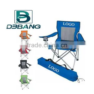 Portable Outdoor Backrest Beach Camping Chair With Breathable Mesh thumbnail-1