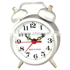 2 Inch Metal Case Mechanical Alarm Clock, Desktop Clock, Bedside Clock thumbnail-6