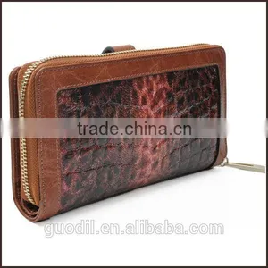Long Style Genuine Leather Wallet For Women And Men thumbnail-2