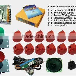 Indoor Arcade Game Jamma Multi Joystick Power Supply Button Loudspeaker Wiring Harness Games Part For Pandora Box 2 Game Board thumbnail-3
