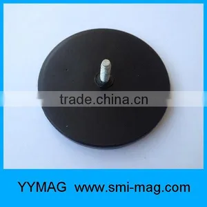 Multi-poles Rubber Covered Neodymium POT Magnet For Taxi Signs thumbnail-2