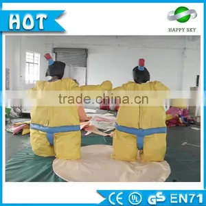Top Selling 0.45mm PVC Inflatable Sumo Wrestling Suits for Sale thumbnail-3