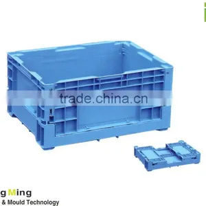Plastic Collapsible Crates for Vegetables and Food Distribution thumbnail-1