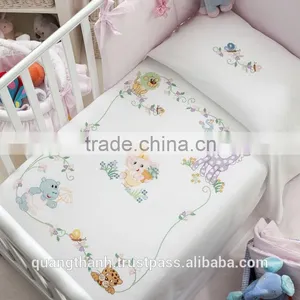 Hand Embroidered Baby Bedding Set No.1,embroidery Children Bedding Set thumbnail-2