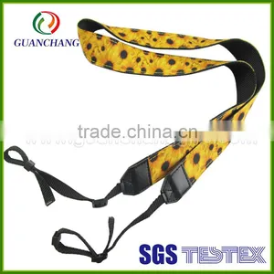 Factory Directly Custom Printed Colorful Marketing Advertising Nylon Material Detachable Double Camera Shoulder Strap for Sale thumbnail-3