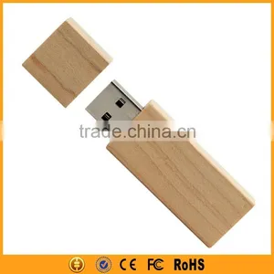 Eco-friendly OEM Bulk Wood USB Flash Drive 8gb 16gb 32gb 64gb thumbnail-1