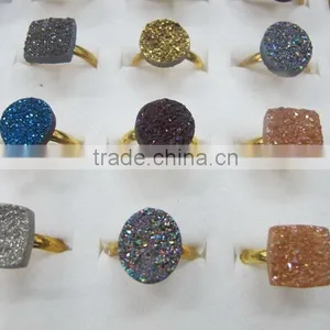 New Style Top Sell 925 Sterling Silver Blur Gemstone Rings thumbnail-5