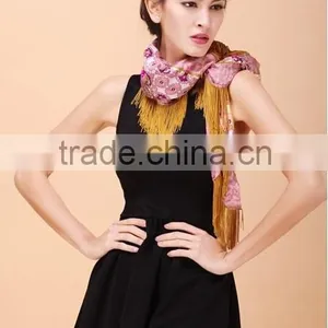 Customized Silk Twill Square Scarf With Digital Printing thumbnail-3