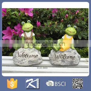 Home & Garden Decor Ceramic Frog Statue thumbnail-2